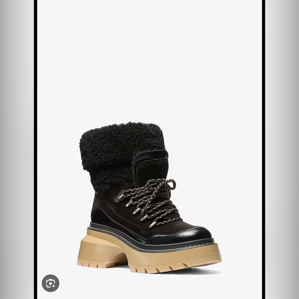 Michael Kors Shiloh Mix Media Boot